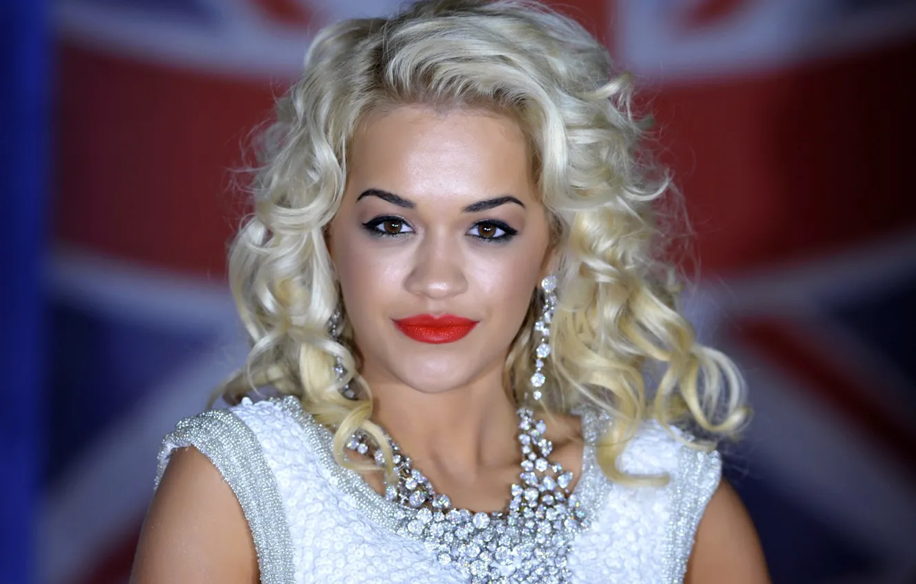 Photo wallpaper look, face, model, blonde, singer, Rita Ora, Rita Ora
