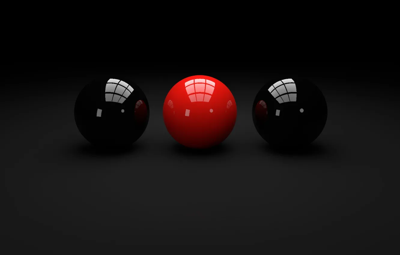 Photo wallpaper circles, reflection, balls, different, wallpapers, circumference