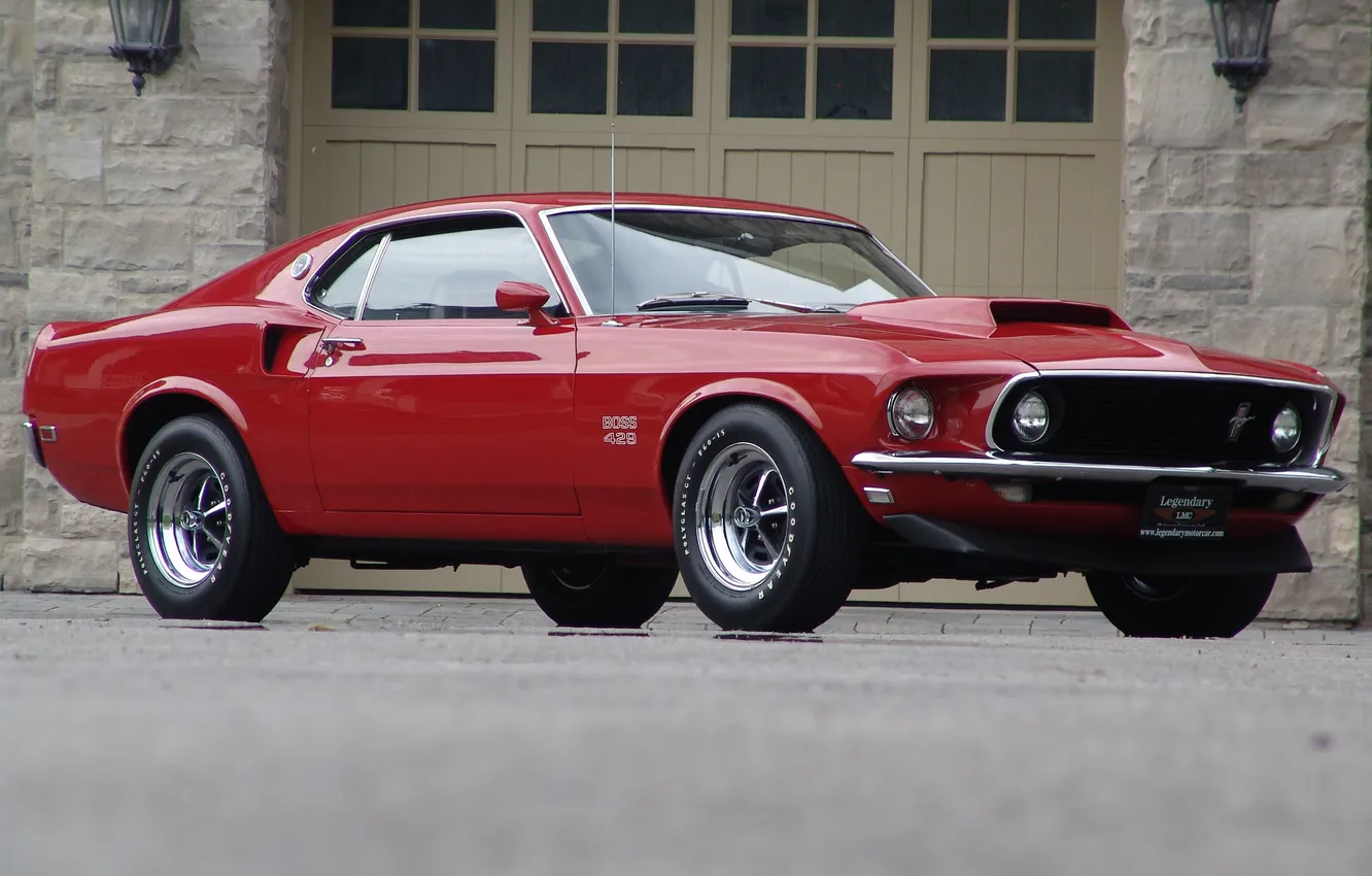 Photo wallpaper Mustang, Ford, Mustang, 1969, muscle car, Ford, muscle car, Boss 429