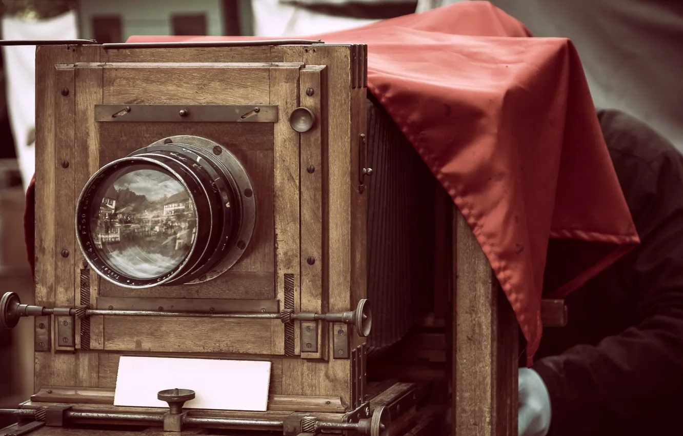 Photo wallpaper Fotografie, Nassplatten, Collodium