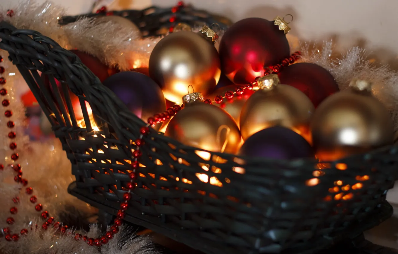 Photo wallpaper macro, holiday, toy