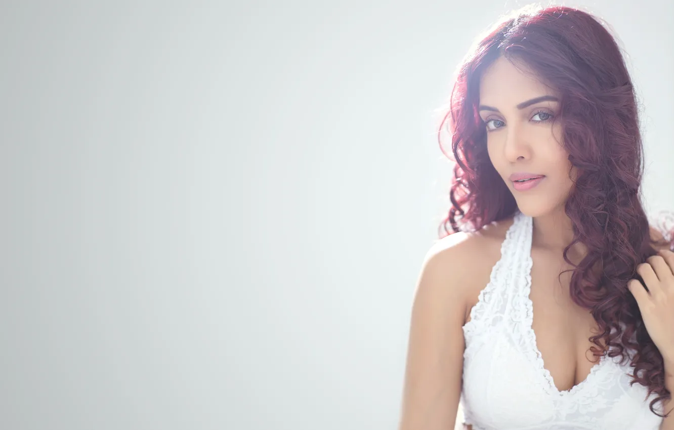 Photo wallpaper girl, hot, sexy, eyes, smile, beautiful, figure, model