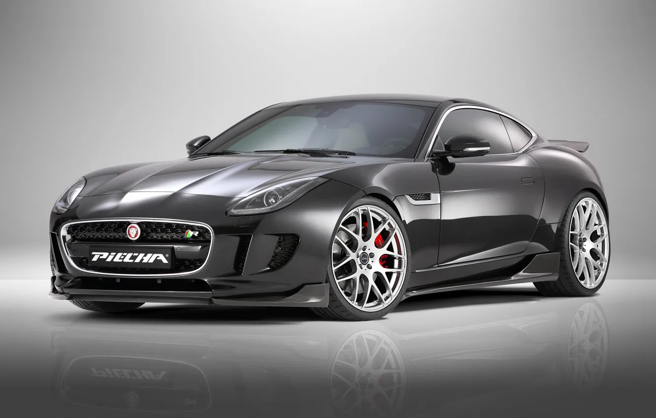 Photo wallpaper coupe, Jaguar, Jaguar, supercar, Coupe, 2015, F-Type R, Piecha Design