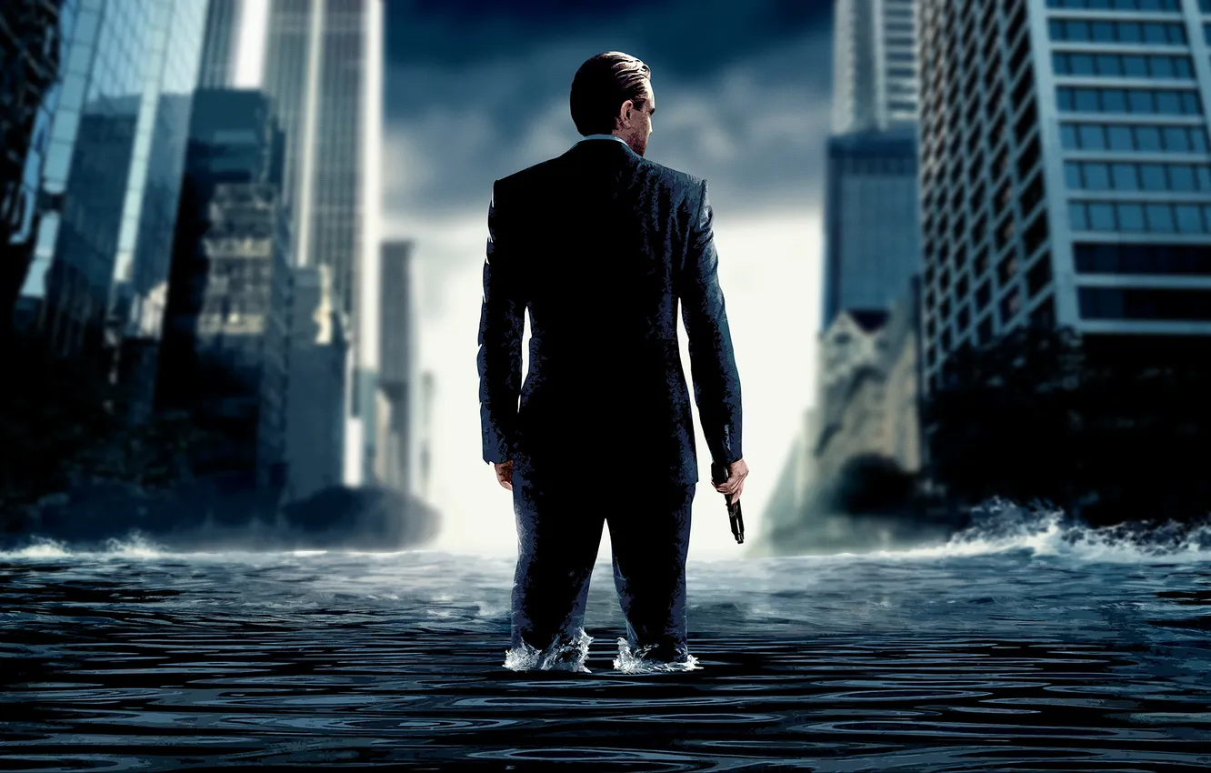 Photo wallpaper beginning, inception, Leonardo DiCaprio, The effect of oil paints