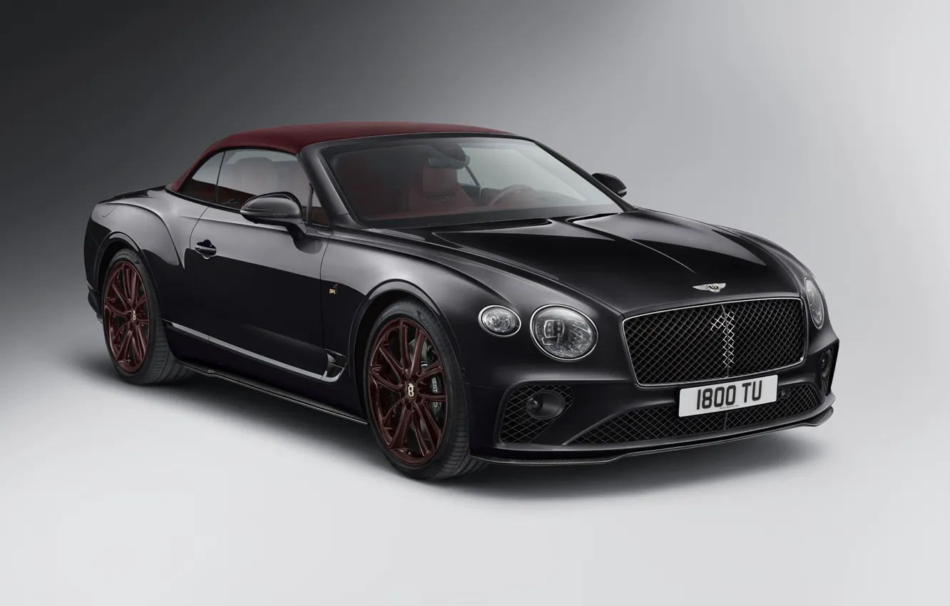 Photo wallpaper machine, Bentley, Continental GT, convertible, Mulliner, Number 1Edition