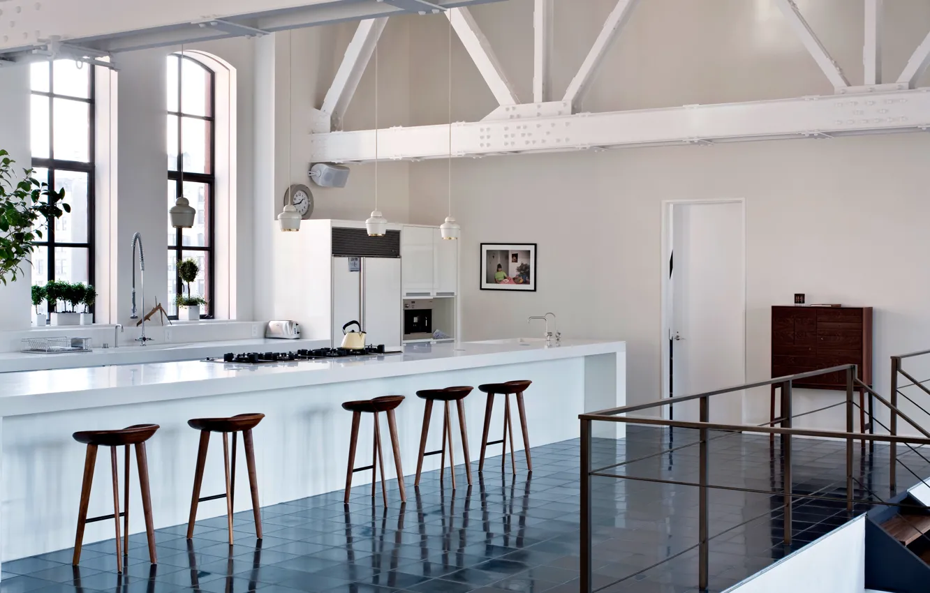 Photo wallpaper design, style, room, interior, kitchen