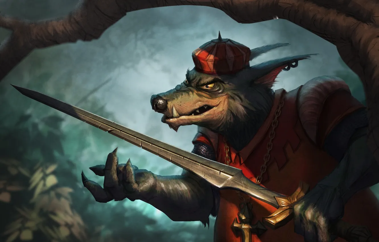 Photo wallpaper sword, Disney, Robin Hood, Sheriff of Nottingham