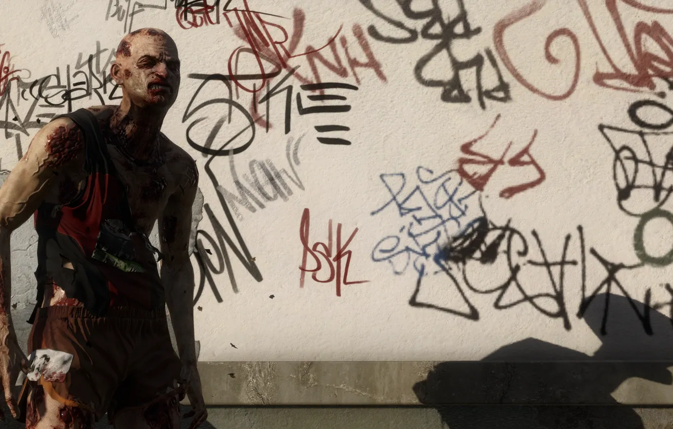 Photo wallpaper zombie, apocalypse, Dying Light