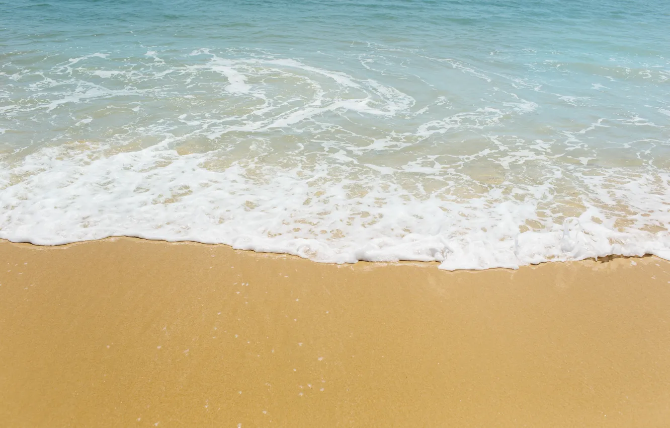 Photo wallpaper sand, sea, wave, beach, summer, summer, beach, sea