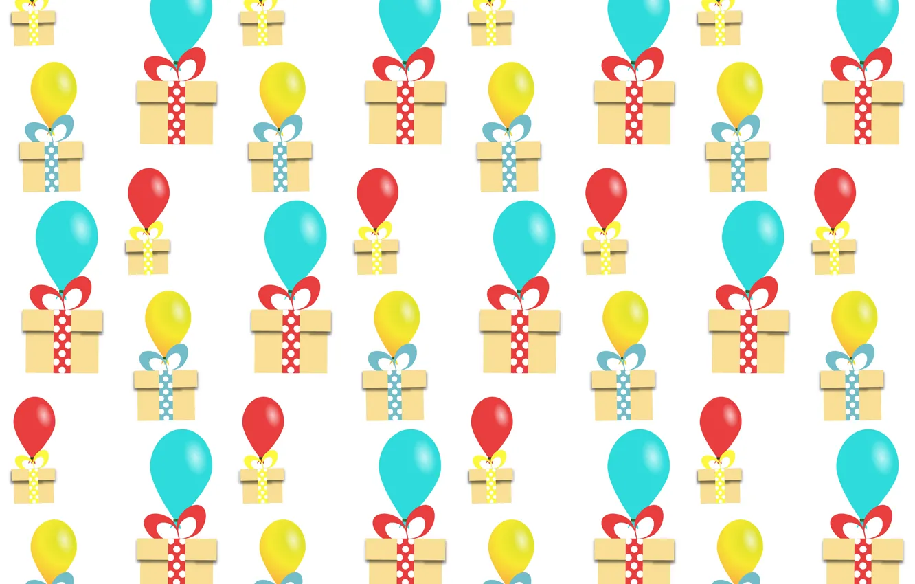 Photo wallpaper background, gift, balls, texture