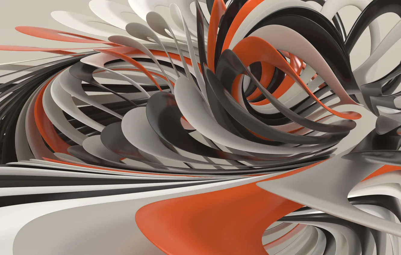 Photo wallpaper line, abstraction, geometry