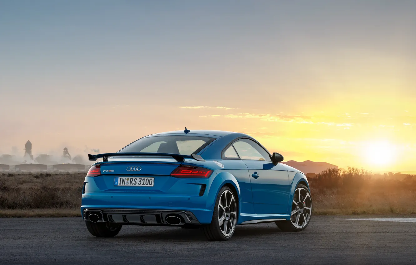 Photo wallpaper Audi, sun, sports car, TT, Audi TT RS Coupe