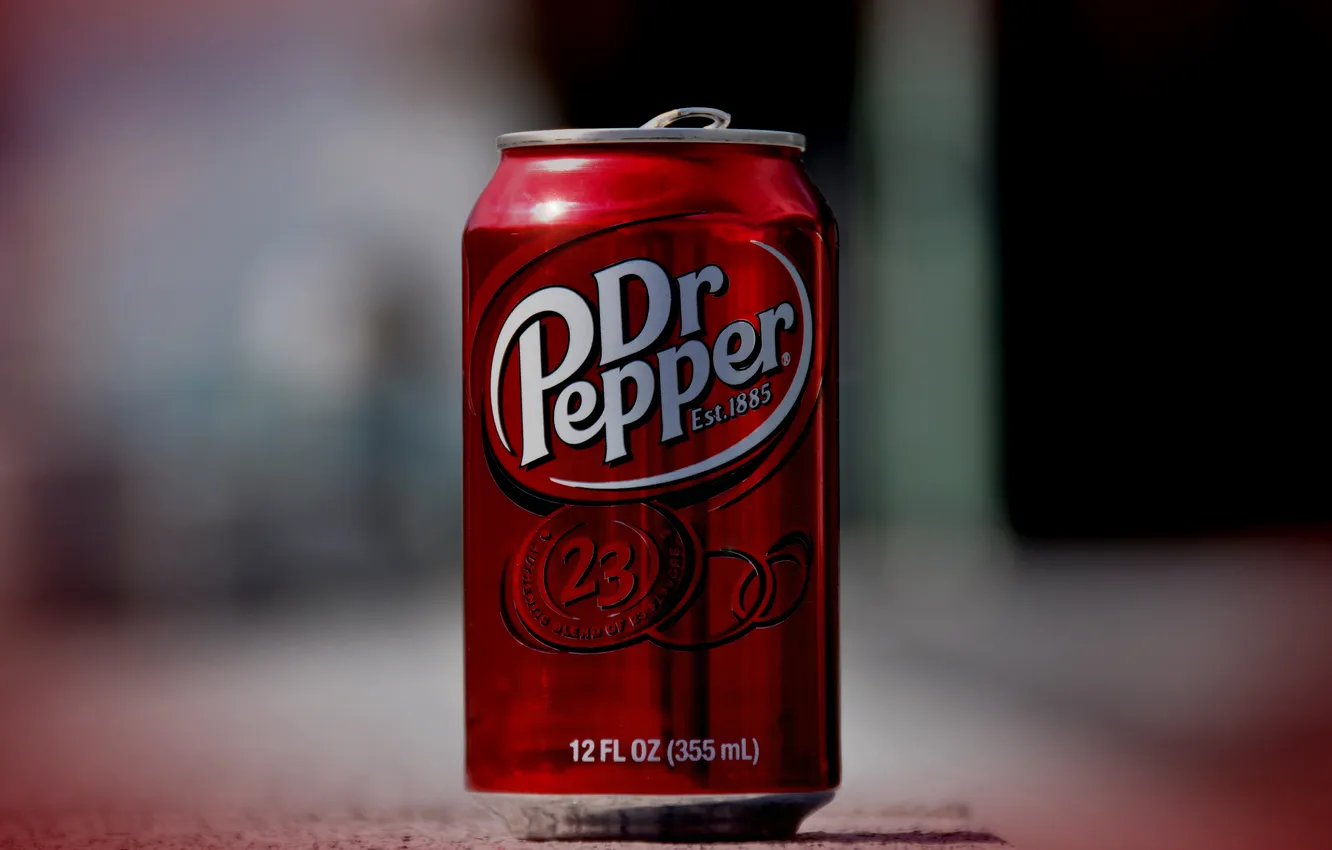Photo wallpaper Bank, drink, soda, Dr. pepper, Dr Pepper