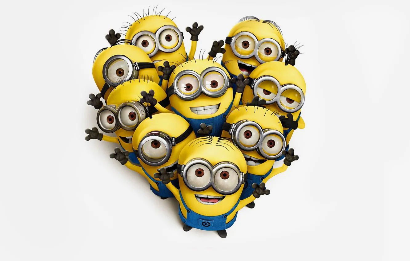 Photo wallpaper Yeees, Minioni, yes