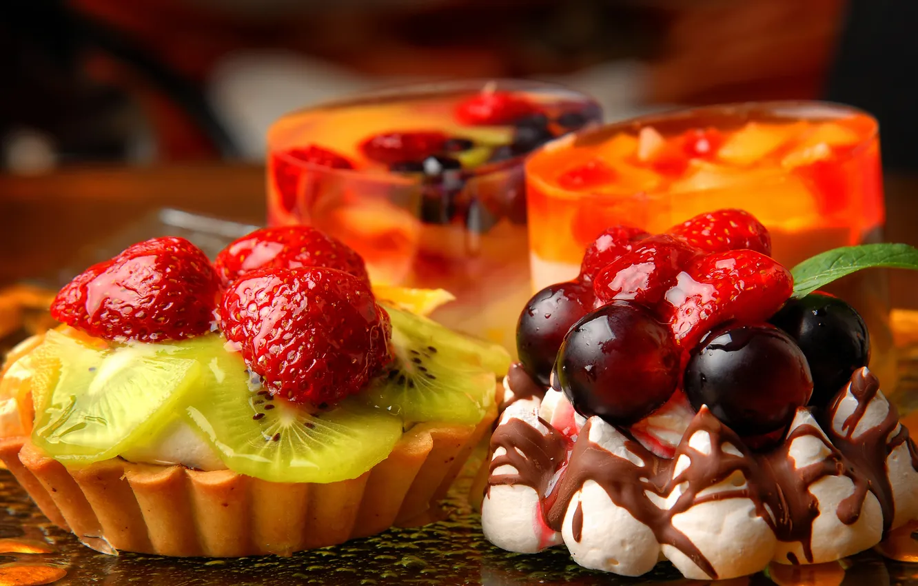 Photo wallpaper cake, food