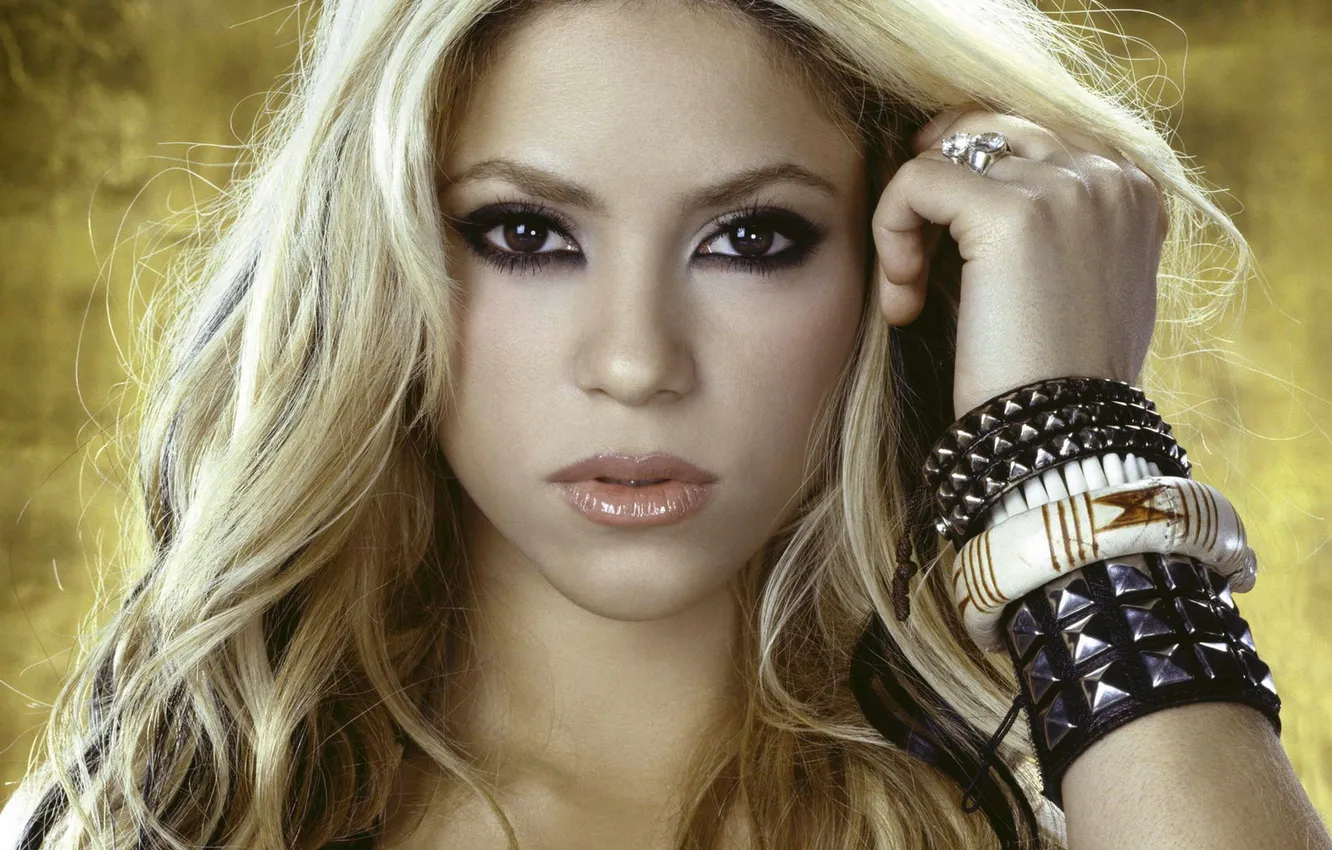 Photo wallpaper look, face, model, singer, shakira