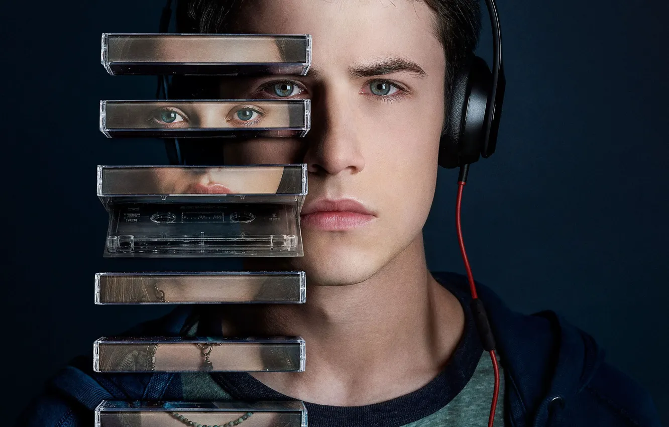 Photo wallpaper Netflix, Dylan Minnette, tv seies, Katherine Langford, 13 Reasons Why, Clay Jensen