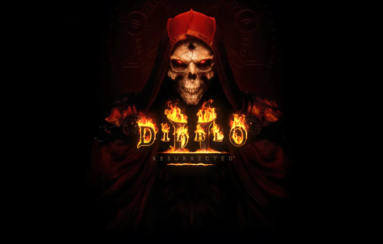 Photo wallpaper Legend, rpg, Diablo II: Resurrected, hell yeah)