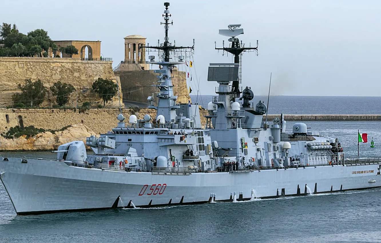 Photo wallpaper destroyer, The Italian Navy, Luigi Durand De La Penne