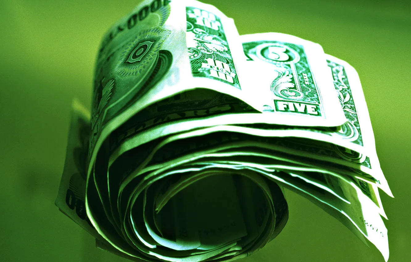 Photo wallpaper photo, money, dollars