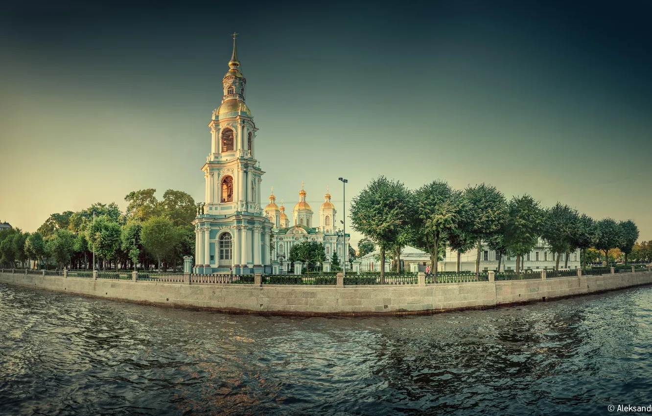 Photo wallpaper Peter, Saint Petersburg, Russia, promenade, St. Petersburg, Aleksandr Bergan