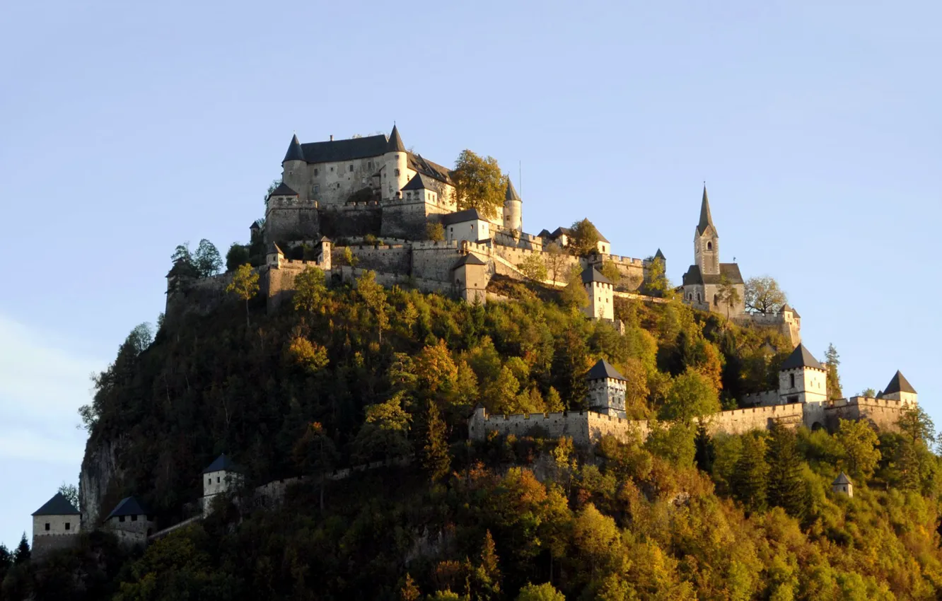 Photo wallpaper castle, Germany, Hochosterwitz Castle