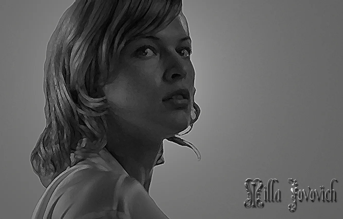 Photo wallpaper elements, Resident evil, Milla Jovovich, Residen Evil