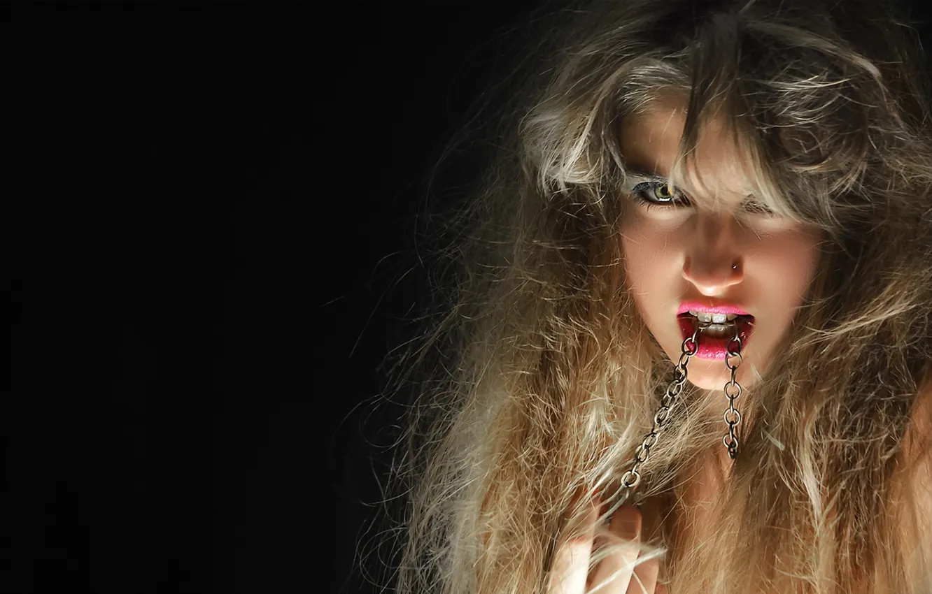 Photo wallpaper look, girl, portrait