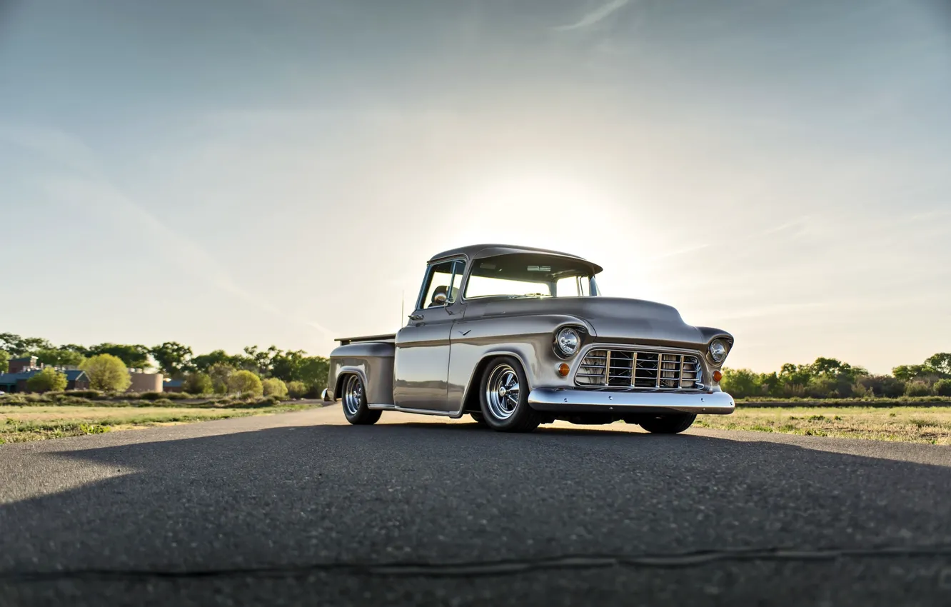 Photo wallpaper Chevrolet, Old, Picup