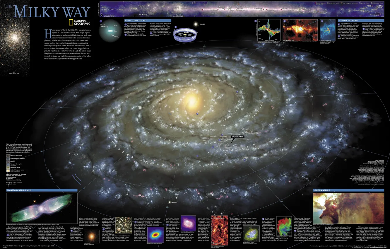 Photo wallpaper Galaxy, Map, Earth