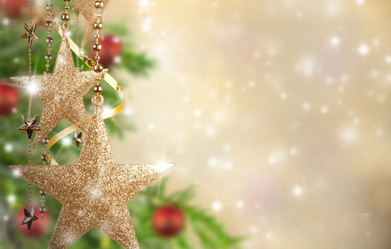 Photo wallpaper balls, decoration, holiday, new year, Christmas, Christmas, New Year