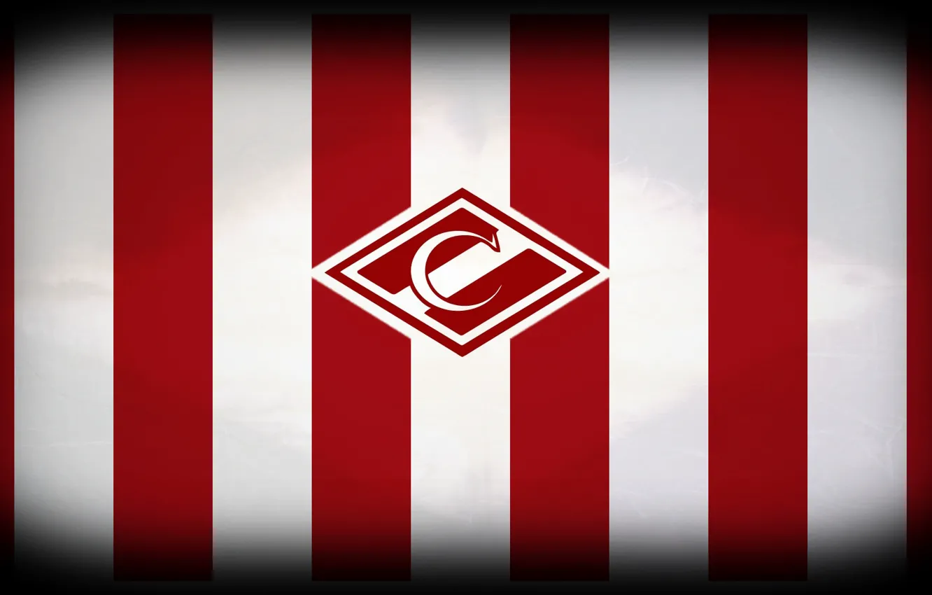 Photo wallpaper retro, strip, logo, Moscow, red-white, Moscow, Spartacus, Spartak