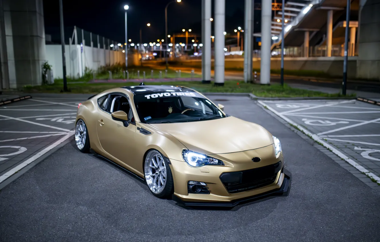Photo wallpaper Subaru, BRZ, Stance, Subaru BRZ