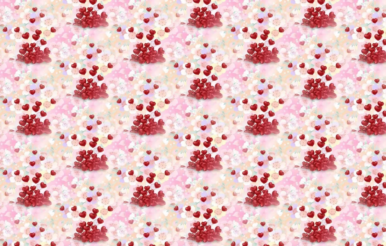Photo wallpaper background, heart, texture, Valentine's day