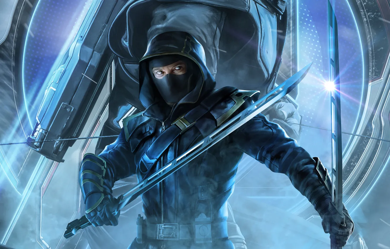 Photo wallpaper sword, mask, ninja, 2019, Avengers: Endgame