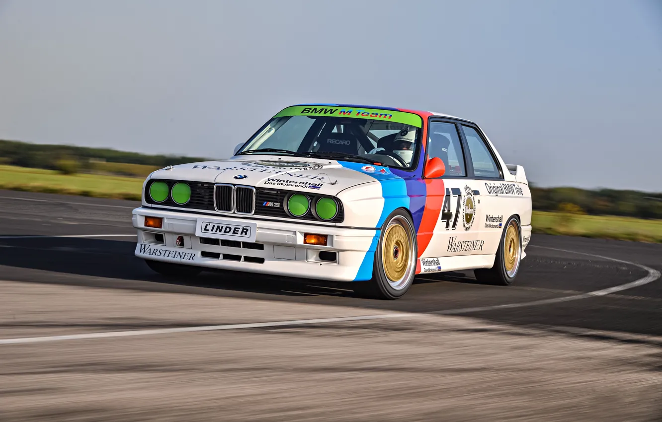 Photo wallpaper BMW, E30, M3 DTM