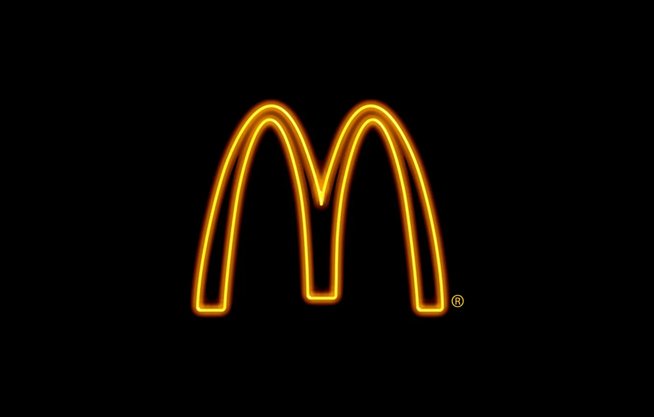 Photo wallpaper Wallpaper, logo, wallpapers, mcdonald's, McDonald's