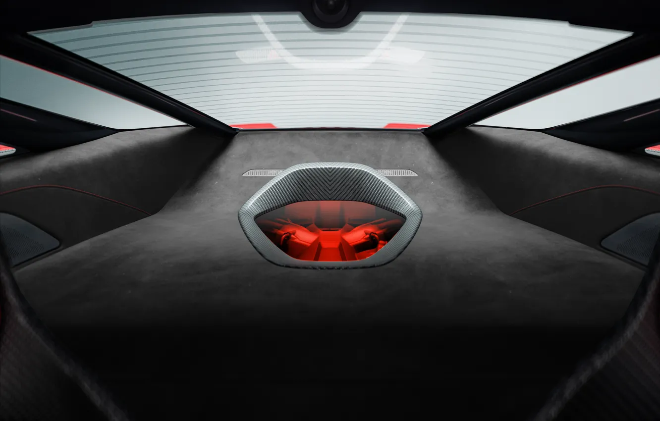 Photo wallpaper McLaren, interior, supercar, Coupe, sports coupe, 2023, McLaren 750S, 750S