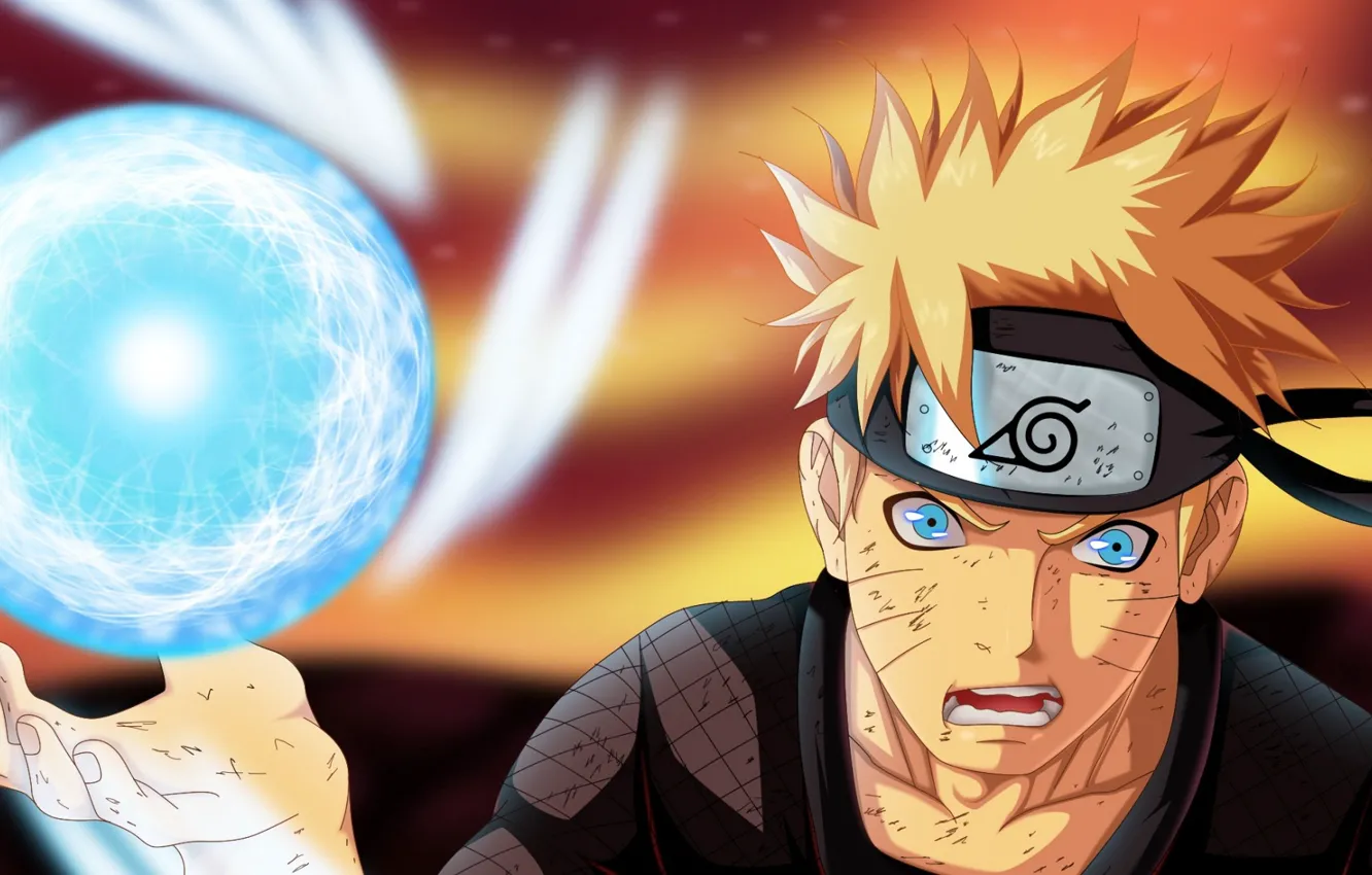 Photo wallpaper Naruto, Naruto Uzumaki, Rasengan