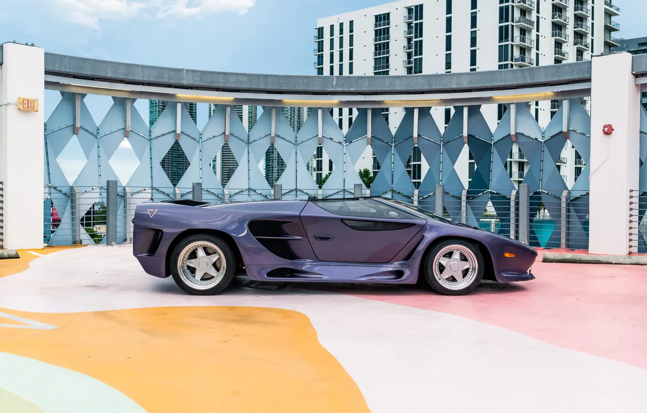 Photo wallpaper vector, Roadster, vector, supercar, 1993, Supercar, Vector Motors Corporation, WX3