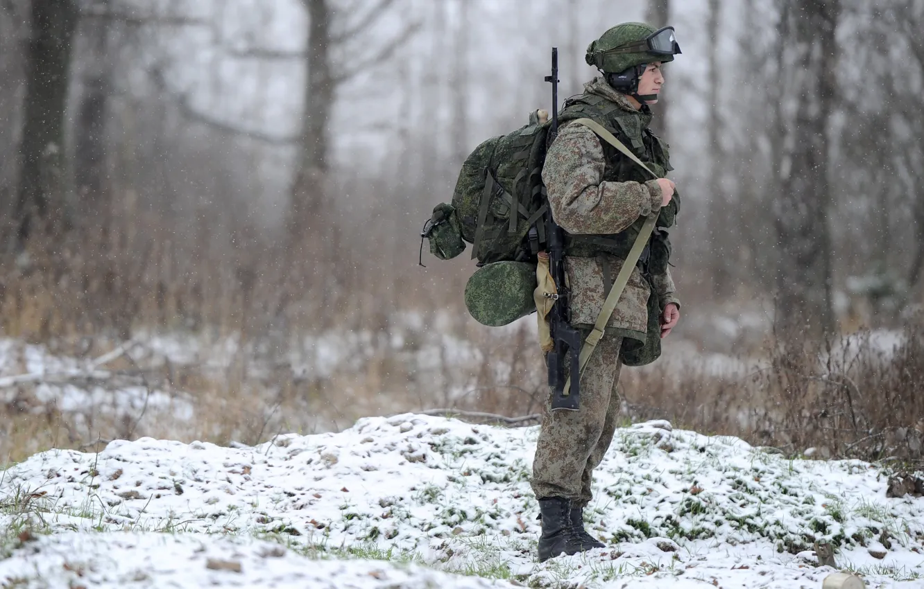 Photo wallpaper weapons, soldiers, weather, watch