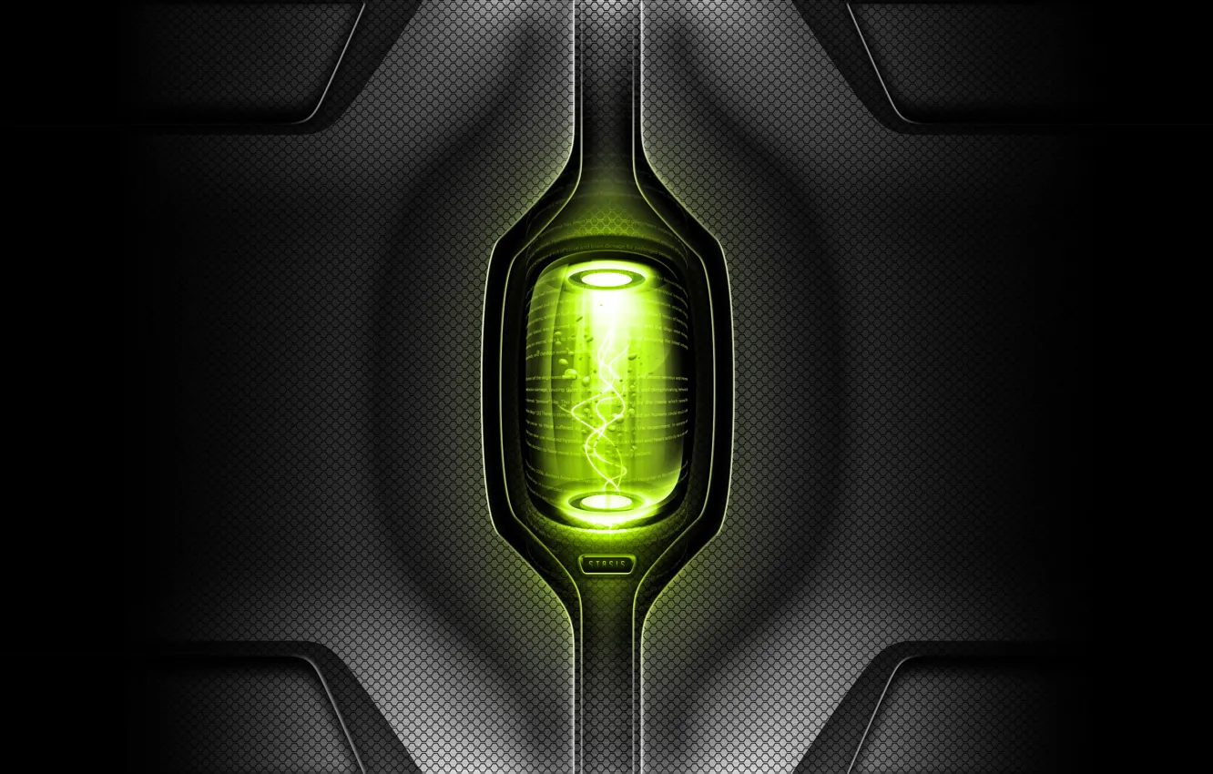 Photo wallpaper green, Stasis, Slime