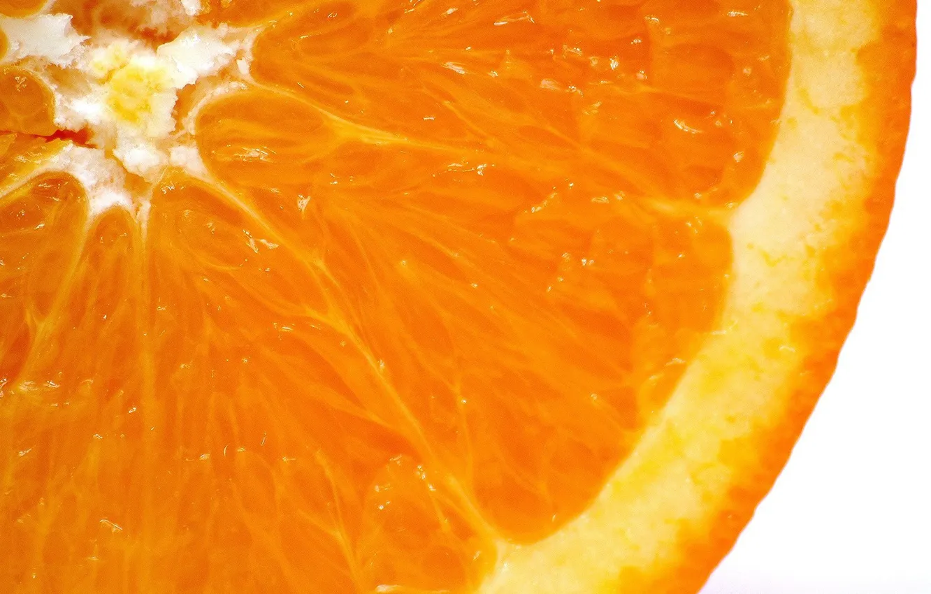 Photo wallpaper orange, juice, slices