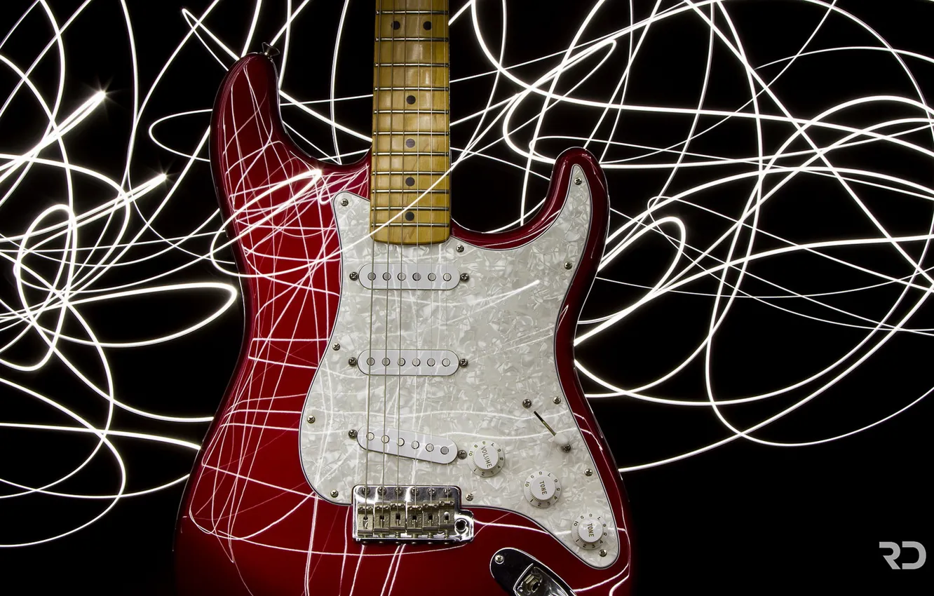 Photo wallpaper music, background, guitar