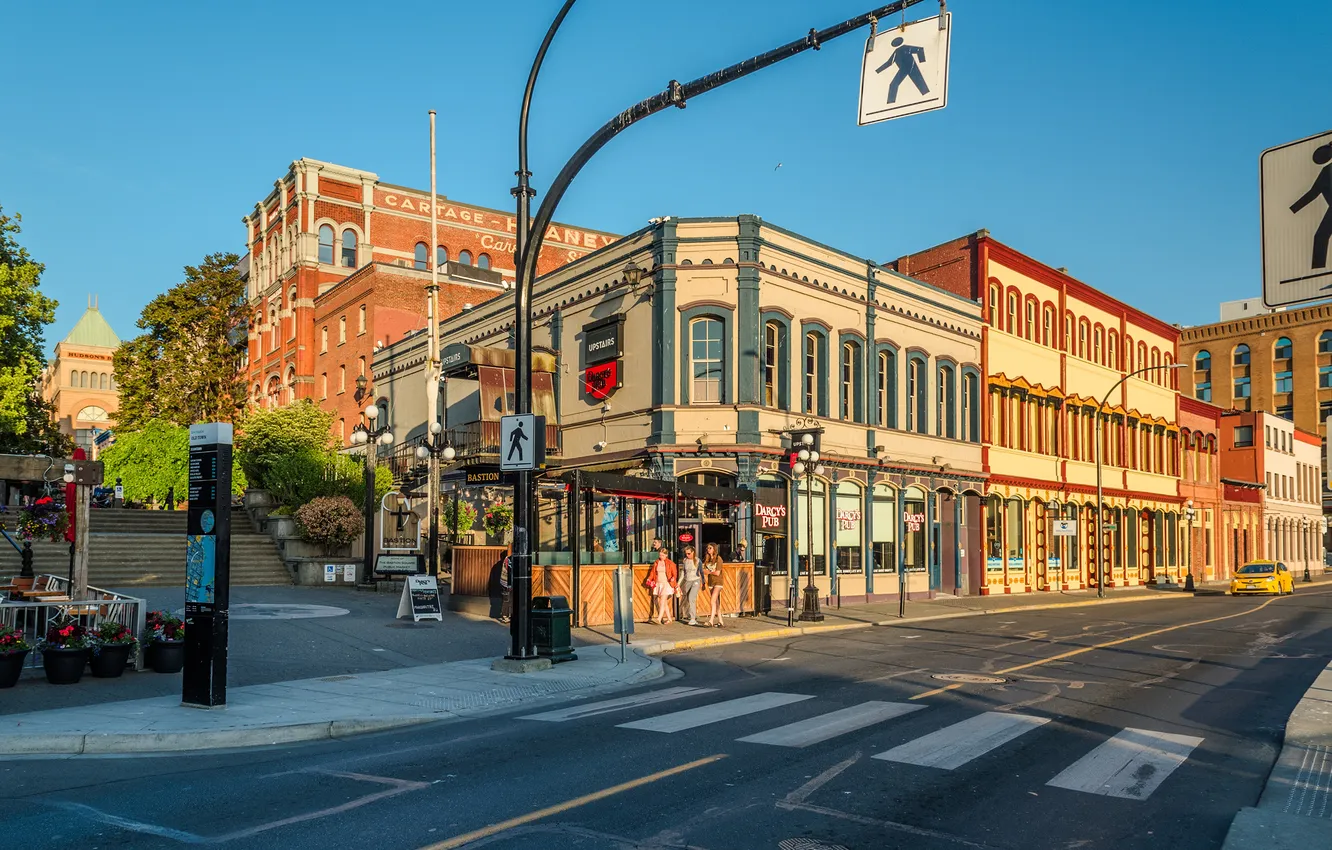 Photo wallpaper street, home, Canada