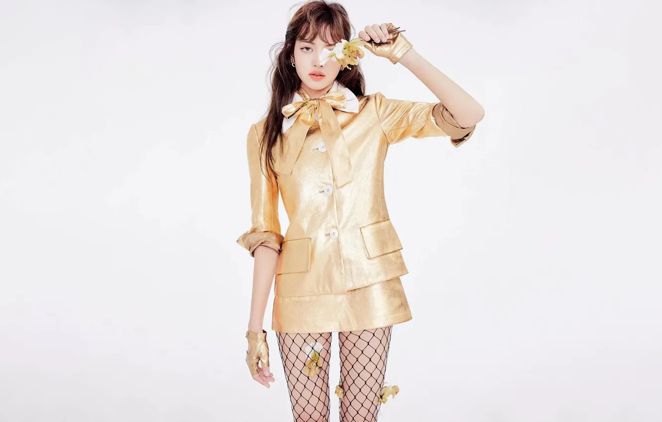 Photo wallpaper 2560x1440, Wallpaper for desktop, Kpop, 16:9, Blackpink, Lalisa Manoban, Fox Manoban, Lalisa Manoban