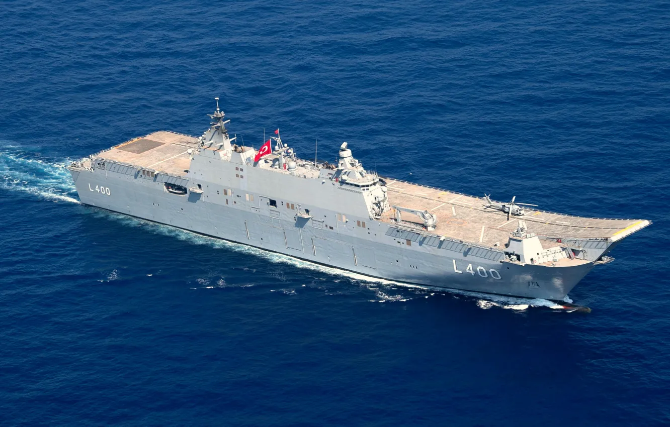 Photo wallpaper Turkey, amphibious assault ship, Anatolia