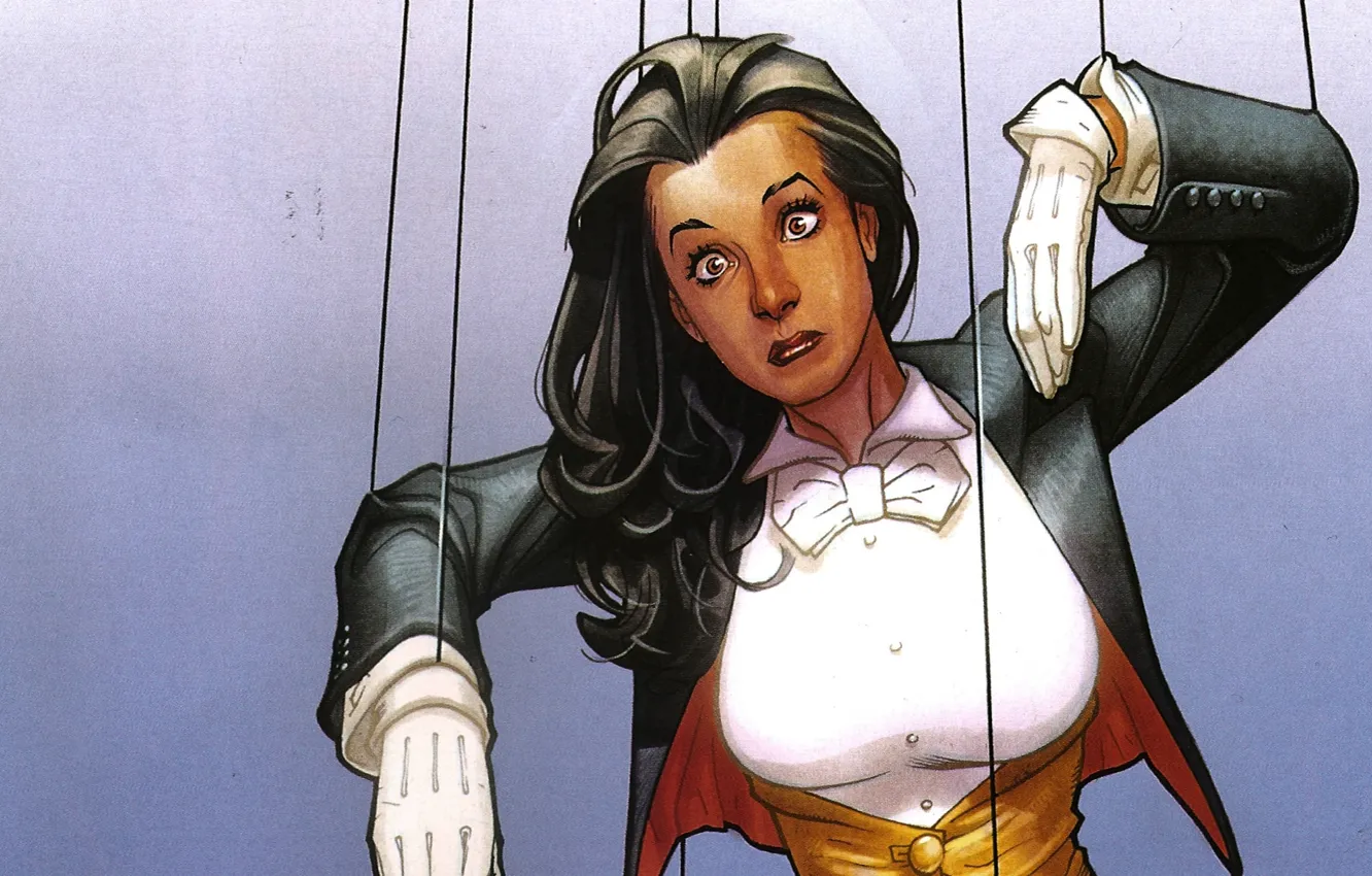 Photo wallpaper girl, sorceress, comic, Comics, puppet, Zatanna, Zatanna
