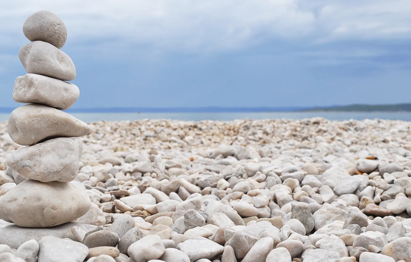 Photo wallpaper stones, Croatia, Croatia Dreaming