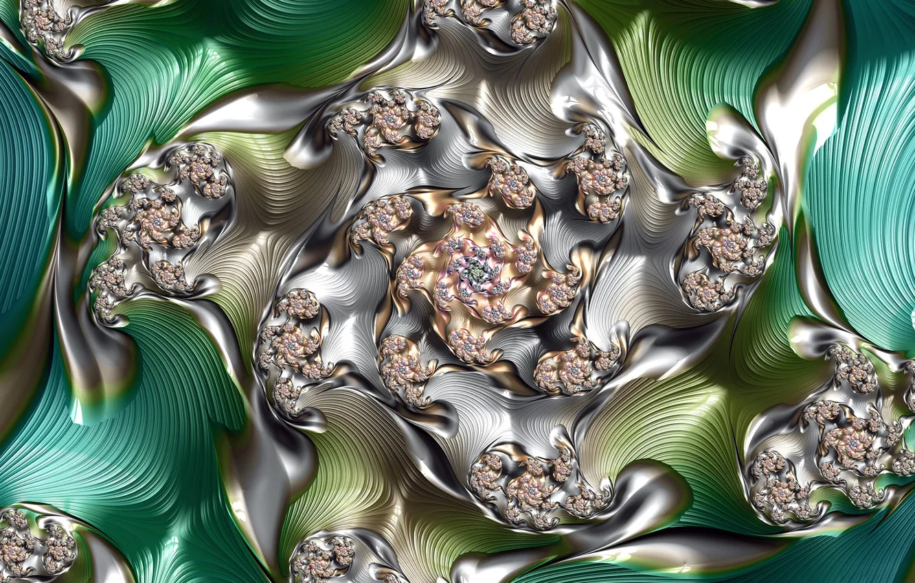 Photo wallpaper pattern, color, spiral, the volume